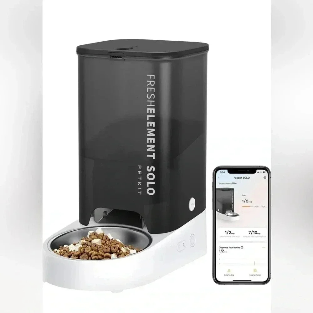 PETKIT Fresh Element Automatic Wifi Cat Dog Feeder Dispenser Stainless Bowl